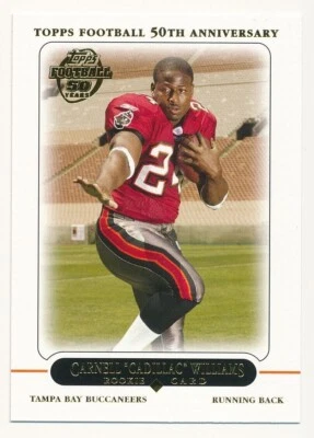 CARNELL CADILLAC WILLIAMS 2005 TOPPS #438 ROOKIE 50TH ANNIVERSARY BUCCANEERS RC - Image 1 of 2