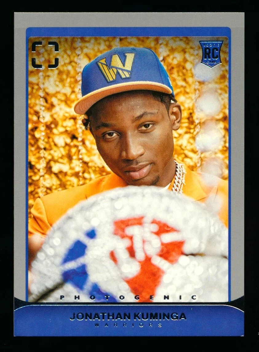 2021-22 PANINI PHOTOGENIC #109 JONATHAN KUMINGA RC SILVER RARE WARRIORS ROOKIE!