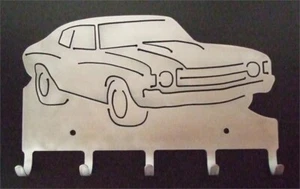 71 Chevelle 454 Portachiavi tipo gancio auto muscolosa pronto per bruciare!!!! - Foto 1 di 1