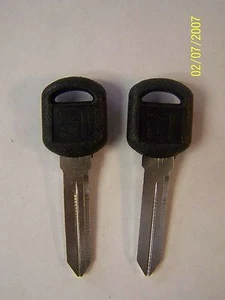 2 New GM Logo Key Blanks for Chevy,Pontaic - Bild 1 von 1