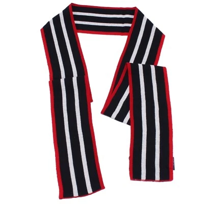 9700X sciarpa uomo ARMANI JEANS red/blue/white wool scarf men - Imagen 1 de 4