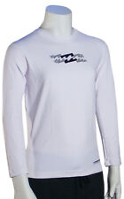 Billabong Boy's Amphibious LS Surf Shirt - White - New