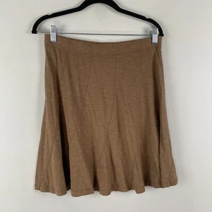 Horny Toad Chachacha Skirt Womens Small Brown Organic Cotton Elastic Waist Flare - Picture 1 of 11