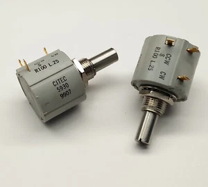 1 pz. Potenziometro preciso multigiro 10 giri 100 Ohm 5% Citec 5930 - Foto 1 di 1