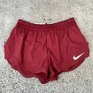 Nike Pro Elite 2" Racing Shorts 2-In-1 USA Size Medium Burgundy AO8147-611 - Picture 1 of 8