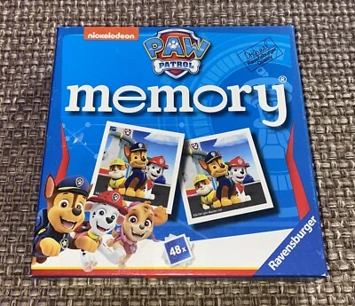 Original Ravensburger Paw Patrol Memory Game 48 Pieces 2021 NEW - Image 1 of 4