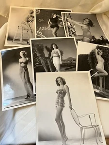 FOTOS PINUP ORIGINALES de Hollywood RKO FOTOS DE RADIO - Lote de 7 estampillas de estudio fotográfico - Imagen 1 de 12