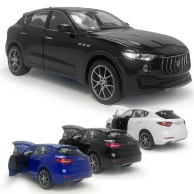 1:24 Maserati Levante Modelo Coche Metal Diecast Vehículo Coleccionable Puertas Abiertas Foto 1 de 4