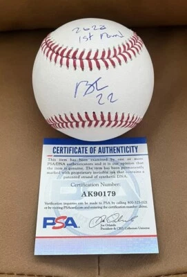 Brooks Lee Signed MLB Baseball “2022 1st Round” Psa MINNESOTA TWINS ROOKIE HOT - Image 1 of 2