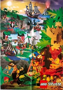 Lego POSTER Vintage 1994 - Piraten / Piraten 60 x 42 cm 🏴☠️🦜👹 - Bild 1 von 13