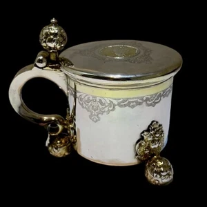 Frühes 18. Jahrhundert antikes Silber schwedischer Peg Tankard Stockholm P Henning 1735-9 - Bild 1 von 10