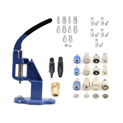 Snap Button Fastener, Rivet, Eyelet, Grommet Hand Press Machine with Setting ... - Image 1 of 4