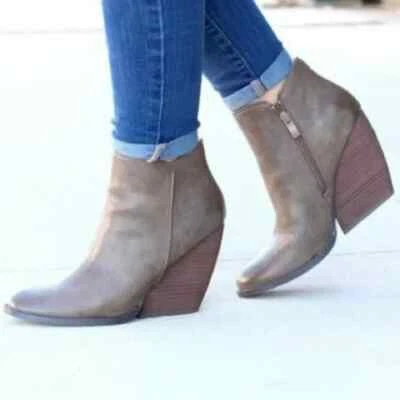 Botines de cuña Whitby muy volátiles talla 8,5 Foto 1 de 4