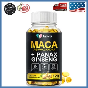 Maca Root Extract Stamina | Libido | Mood | Energy For Men & Women 120 Pills - Picture 1 of 12