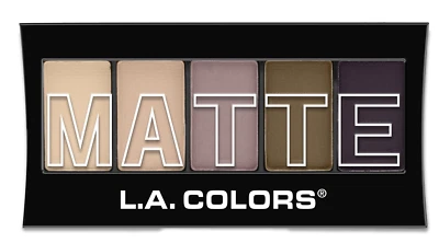 L.A. COLORS 5 Color Matte Eyeshadow Palette, Natural Linen CEM471 - Image 1 of 4