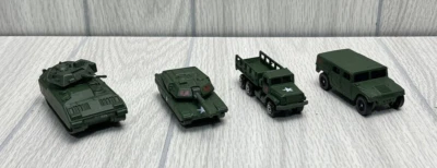 Camión Humvee Tanque Bradley Diecast Militar Verde Maisto GI Joe - Lote de 4 Foto 1 de 4