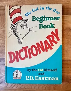 Vintage Dr. Seuss The Cat In The Hat Beginner Book Dictionary 1964 1st Ed. - Picture 1 of 8