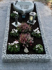 150 x100x10cm Grabumrandung Grabeinfassung Urnengrab Einfassung Urnenumrandung - Bild 1 von 4