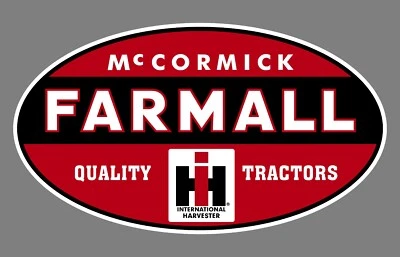 Farmall International Harvester Quality Tractor Vintage  Emblem Sticker Decal - Image 1 of 4