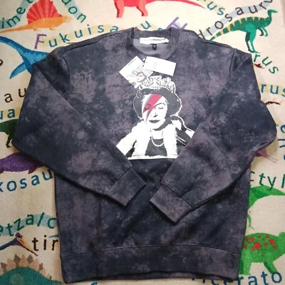 Brand new Rare sweather Discontinued Guess X Brandalised Sz S Graffiti by Banksy - Image 1 of 4