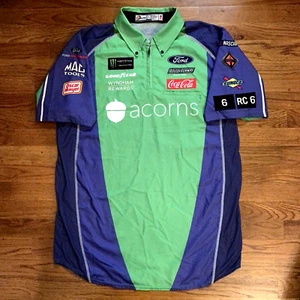 Ryan Newman Acorns Nascar Ford Roush Racing Pit Crew Jersey Track Team Shirt XL - Picture 1 of 16