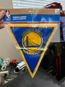 Amscan Golden State Warriors 12ft. Plastic Pennant Banner Party Decoration New! - Picture 1 of 2