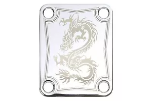 Maßgeschneiderte lasergeätzte Gitarrenhalsplatte - Dragon 01 - Bild 1 von 9