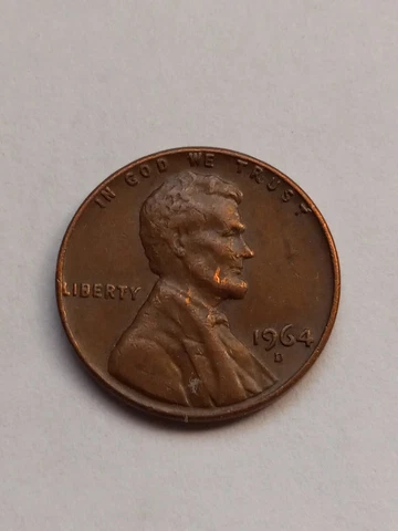 1964 D Rare Liberty On The Edge Error Penny  One Cent Coin FREE SHIPPING Pen171 Cover