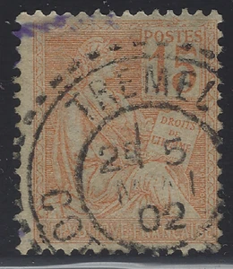 XX-01-6-6: Cachet perlé "Facteur boîtiers" type 1884 de Tremel (Côtes-du-Nord) - Imagen 1 de 1