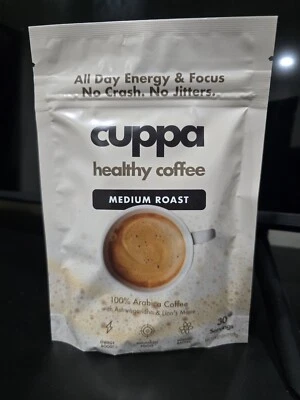 cuppa Healthy Coffee Médium Roast 30 Serving 100% Arabica fast shipping.