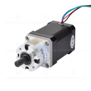 Motor paso a paso STEPPERONLINE Nema 17 con engranaje planetario 5:1 2.1A 60 mm CNC Robotics - Imagen 1 de 6