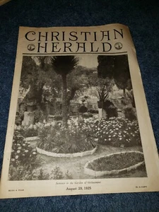 CHRISTIAN HERALD vintage magazine August 29, 1925 - Picture 1 of 3