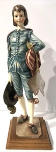 A. Santini Capodimonte Sculpture Figurine Blue Boy 13.5" - Picture 1 of 9