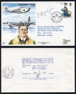 TP23c Geoffrey Tyson OBE. AFRAeS Signed by G. Tyson - Picture 1 of 1