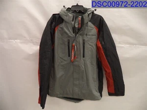 Free Country Mens XL Gray and Orange Coat With Hood 790437984980 - Picture 1 of 5