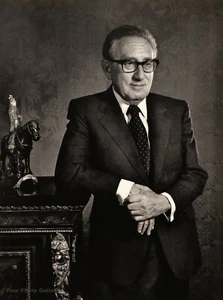 1990 Vintage HENRY KISSINGER Politician Nobel Peace YOUSUF KARSH Photo Art 16x20 - Picture 1 of 1