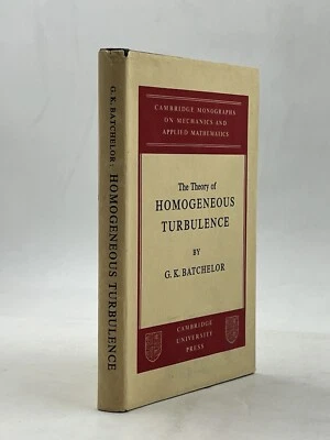 The Theory Of Homogeneous Turbulence By Batchelor  1967 HC/DJ - Image 1 of 4