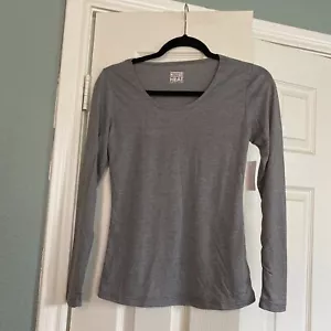 32 Degrees Women's Cozy Heat Scoop-Neck Top Grey Size Small - Picture 1 of 6