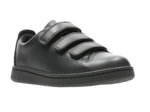 Clarks Kinder Kleinkinder Street Swift Schulschuhe F Passform schwarz - Bild 1 von 4