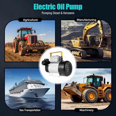 Bomba de transferencia de aceite eléctrica de engranaje autocebante para combustible 16GPM AC 110V EE. UU. Foto 1 de 4