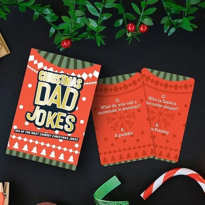 [FREE SHIP]-Gift Republic Dad Jokes Christmas Edition Card Pack - Image 1 of 2