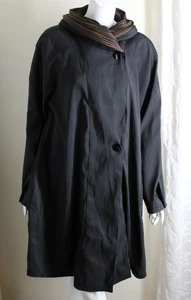 MycraPac Mycra Pac Sz 2 M L Copper Black Reversible Art-to-Wear Rain Coat Jacket - Picture 1 of 13