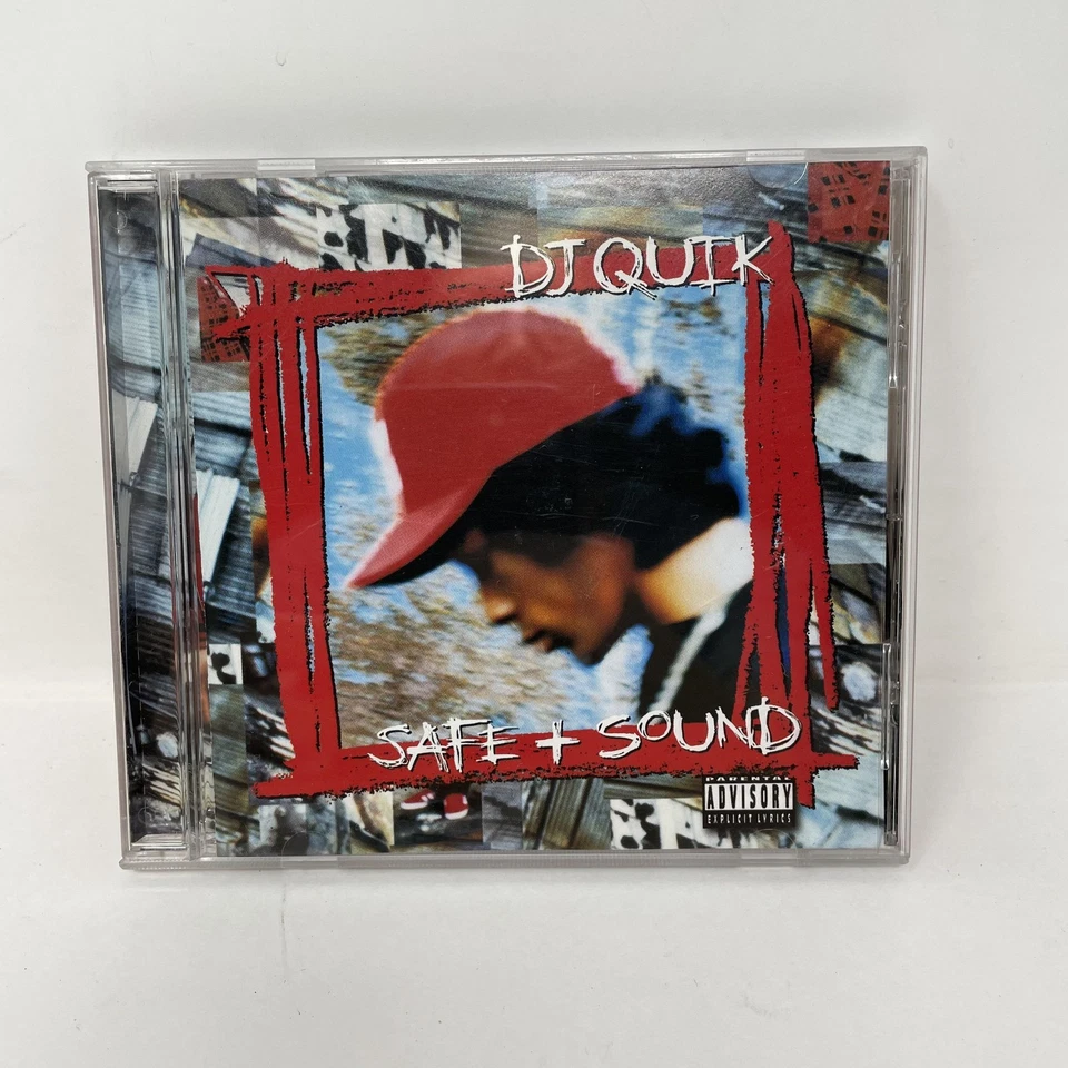 DJ Quik CD Safe + Sound Album 1995 Profile Records West Coast Rap 90s Explicit Foto 1 de 4