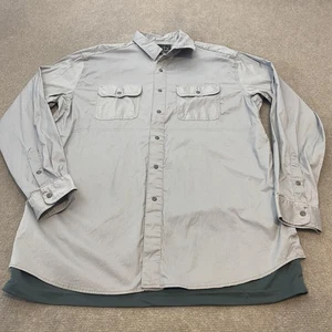 Vertx Hemd Herren XL grau langarm Button Down Tactical WeaponGuard 37,5 CCW - Bild 1 von 9