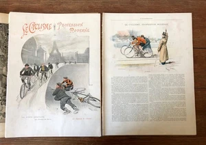 2x Revues L'ILLUSTRATION Nr 2835 & 2839 (1897) Le CYCLISME Velo Bike Biking Race - Picture 1 of 11