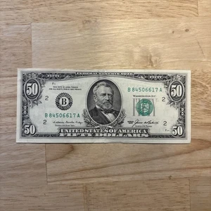Old 50 Dollar Bill (1985) - Picture 1 of 2