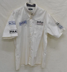 Early 90s Tyrrell Vintage Formula 1 F1 Pit Crew T-Shirt - Likely 1991 - Braun 41 - Picture 1 of 13