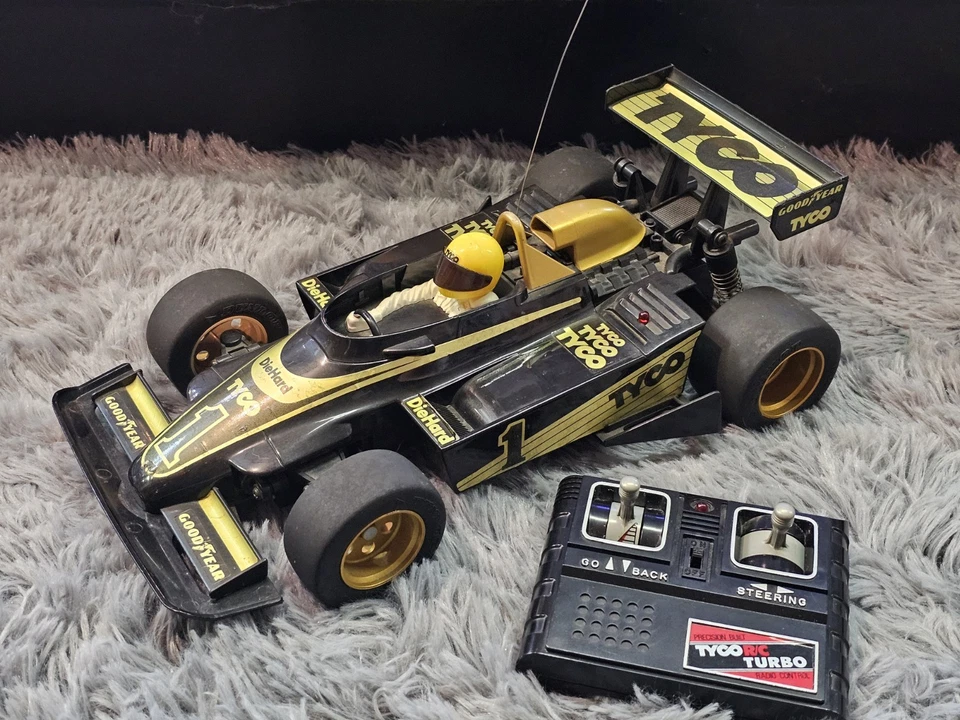 Vintage TYCO Super Turbo F-1 Indy RC Race Car Taiyo 1987 - Image 1 of 4
