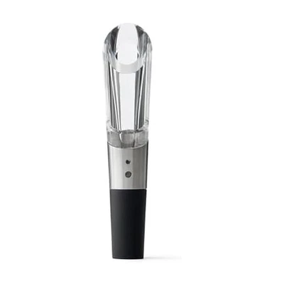 W6127 Wine Aerator and Pourer, Clear and Stainless Steel Design, Easy to Use ... - Image 1 of 4