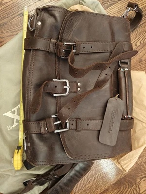 Men's Full Grain Leather Bag - Image 1 of 4